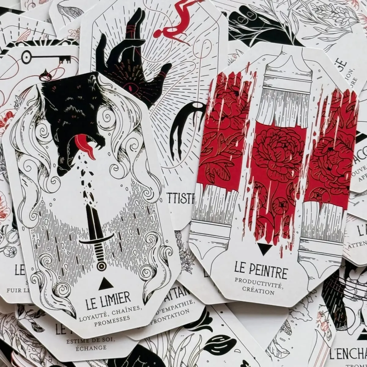 The Citadel A Fantasy Oracle Cards French Version A 60 Deck Board Game Perfect For Spiritual Guidance & Collectors — image 6