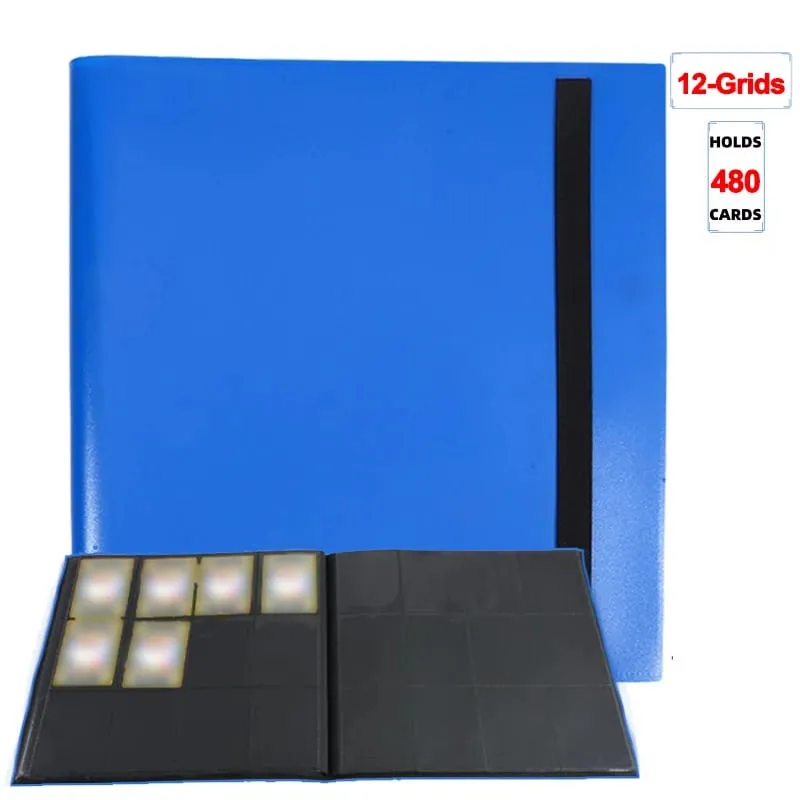 160/360/480/540 Cards Capacity Pocket Holder Binders Albums For Game Card Book Sleeve Holder Large-capacity Card Binder Notebook — image 26