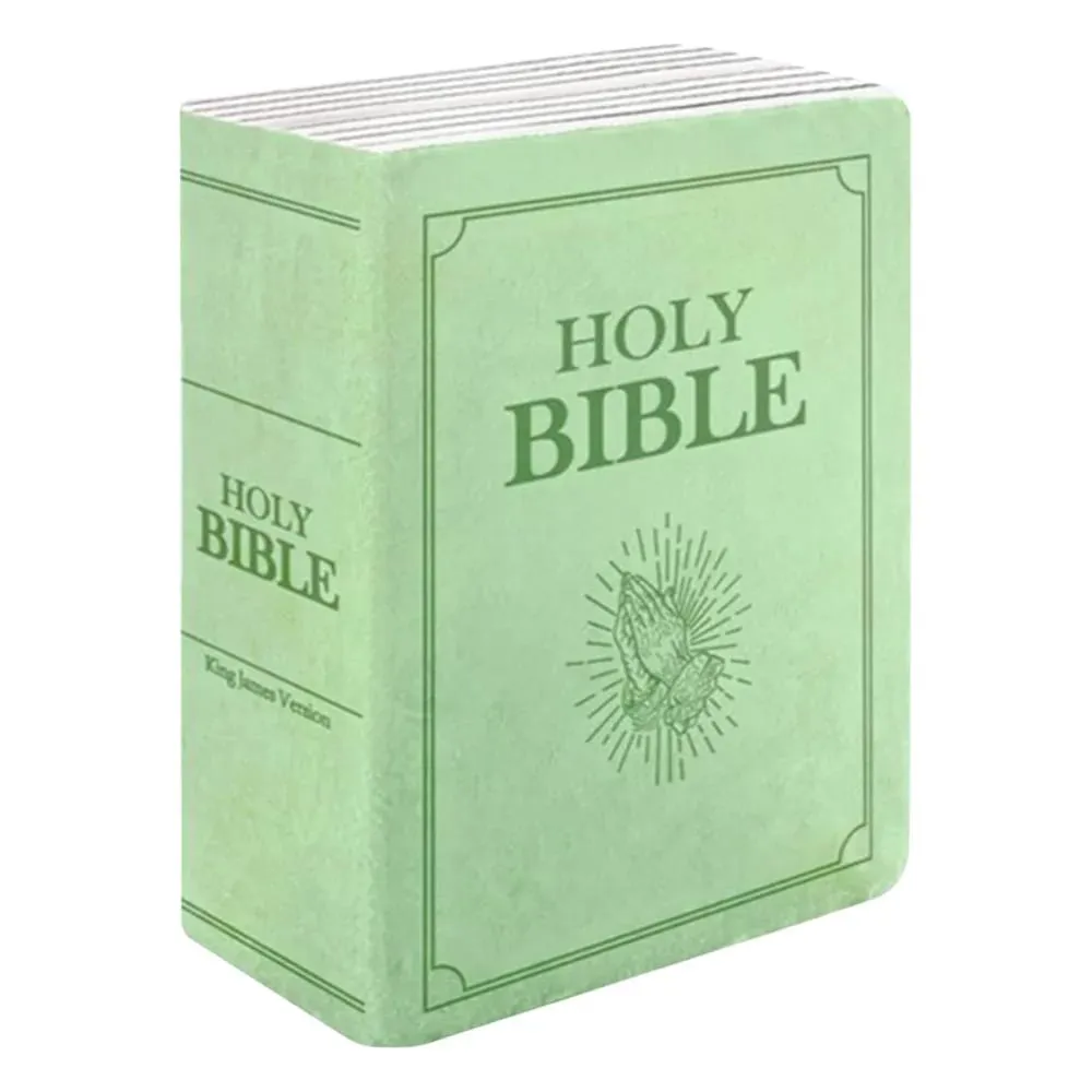 Living Room Realistic Looking Bible Pillow Sofa Cushion Home Decor Bible Throw Pillow Cutest Bible Cushion Christmas Present — image 2