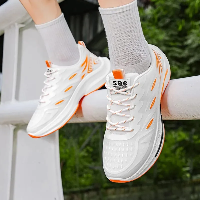 New Men's Mesh Breathable Casual Sneakers Soft Sole Non Slip Comfortable Outdoor Running Shoes Lightweight Men's Sports Shoes