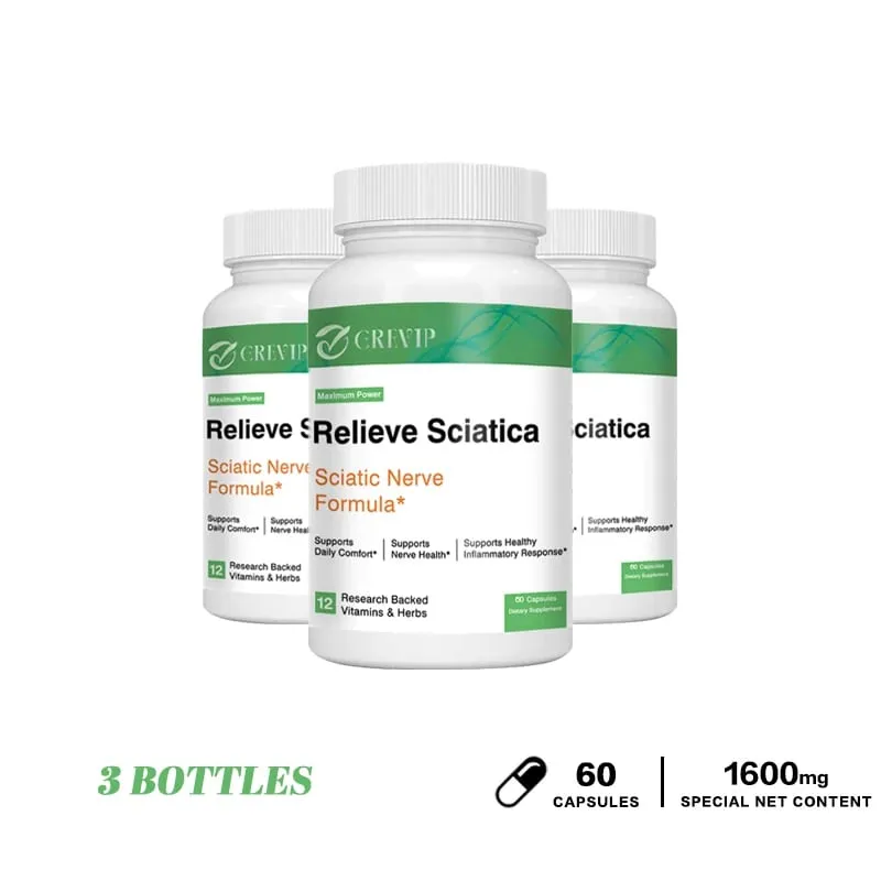 Sciatic Nerve Health Support - Helps Relieve Joint Pain Supports Daily Nervous System Bone & Nerve Health Balances Inflammation — image 10