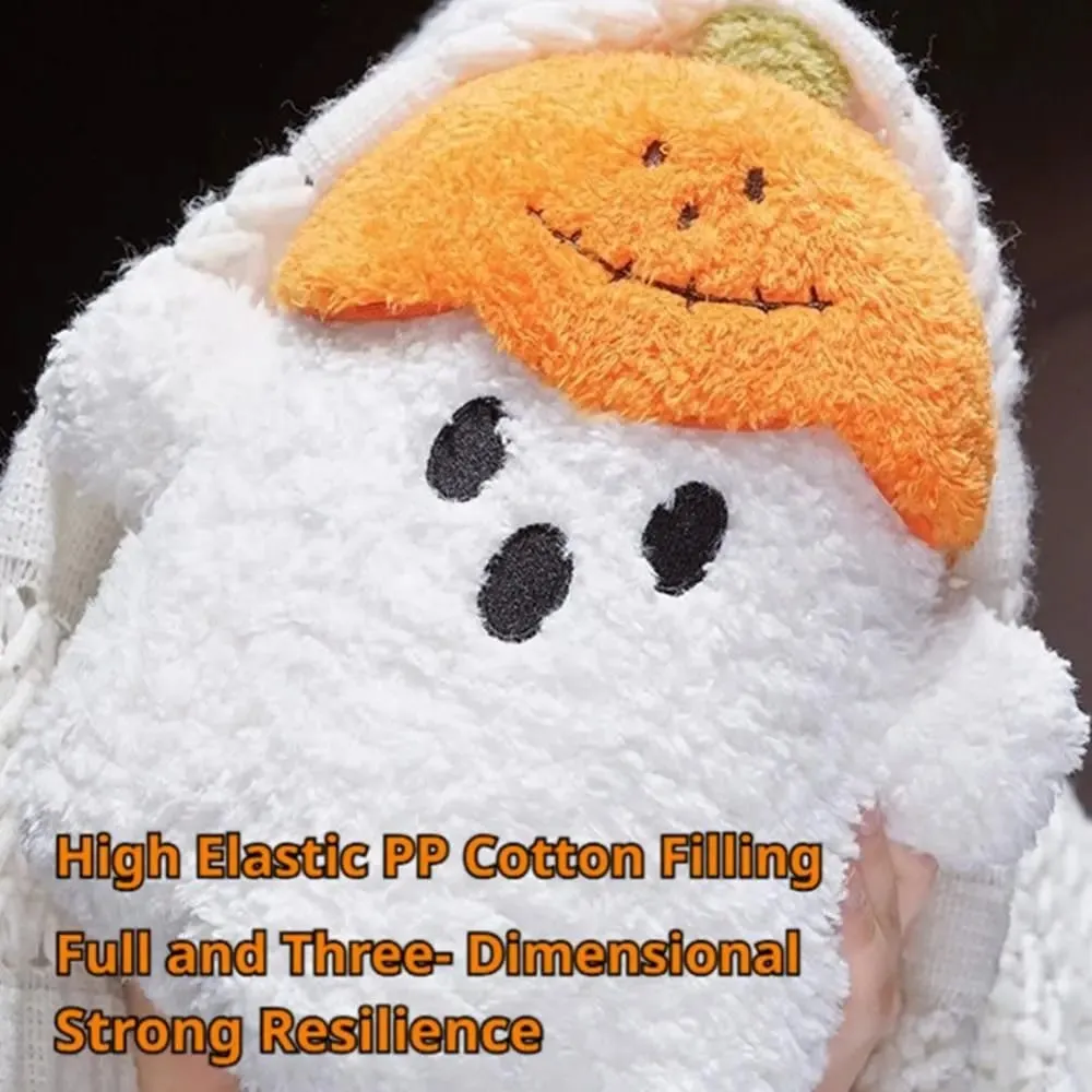 Cute Ghost Decorative Cushion Hug Pillow Fabric PP Cotton Filling Ghost Decor Ornaments Pumpkin Pillow Home Decor — image 4