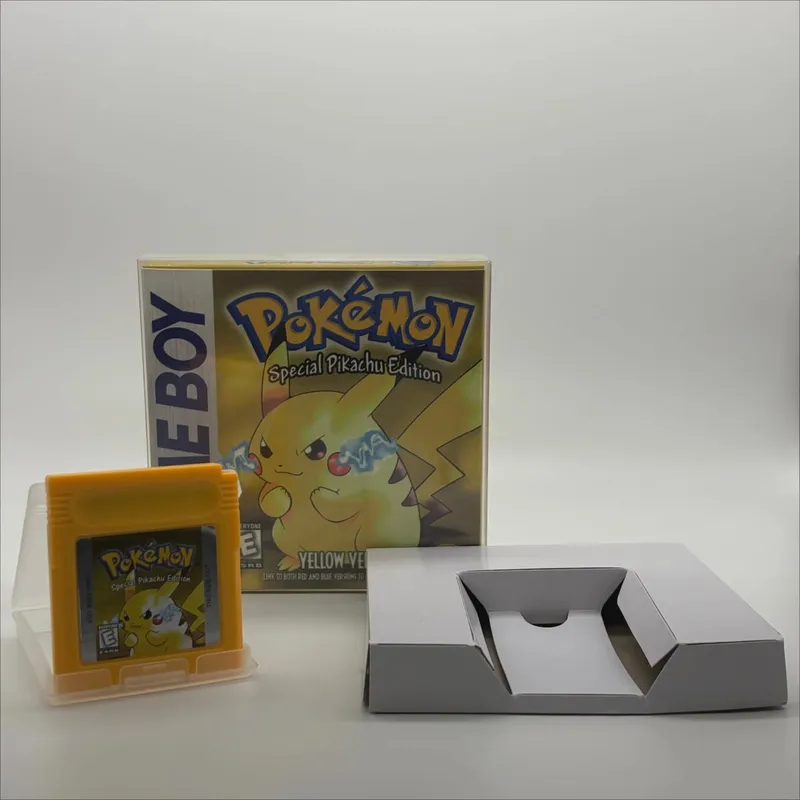 Pokemon Series Blue/Crystal/Gold/Green/Red/Silver/Yellow GBC Game in Box with Manuals for Video Game Cartridge USA Version — image 13