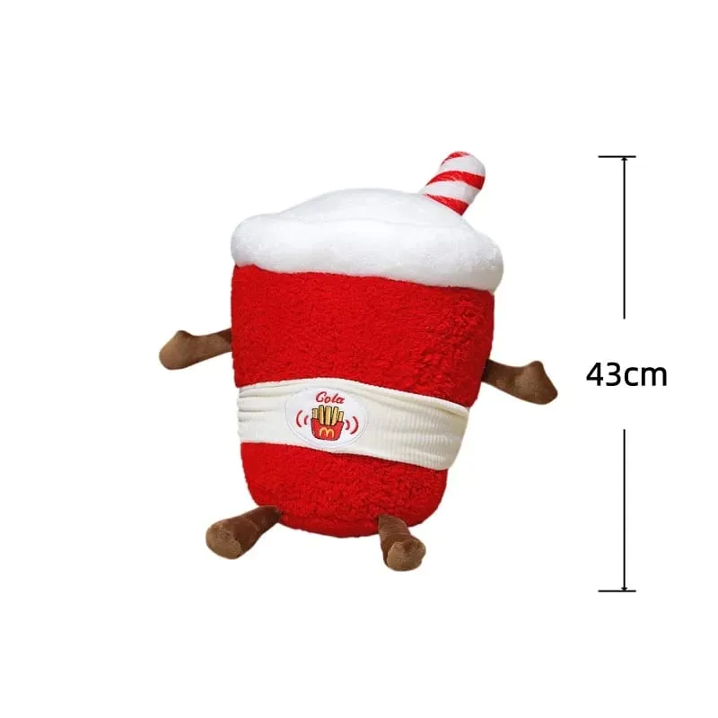Corn Fries Chicken Leg Throw Pillow Simulation Food Plush Sofa Cushion Adorably Room Decor Toy Accompany Sleep Toy Creative Gift — image 14