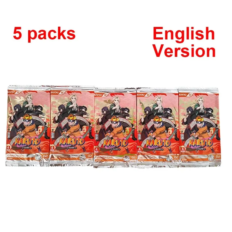 Kayou Genuine Naruto Cards Booster Pack Sasuke Flash Collection Card Anime Figure Toy Gift For Kids Birthday Christmas