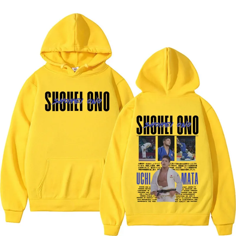 Limited Shohei Ono Vintage Graphics Hoodies Men's Women Harajuku Gothic Classic Sweatshirts High Quality Casual Hooded Pullovers — image 11