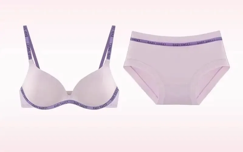 Trendy Dopamine Multicolor Seamless Bra Panty Set Sexy Push Up Small Bust Lift Wireless Soft Support Daily Party Plus Size 32-38 — image 17
