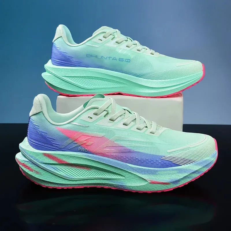Men Running Shoes Carbon Board Marathon Speciality Sports Shoes Breathable Lightweight Comfortable Woman Athletic Sneakers Brand — image 5