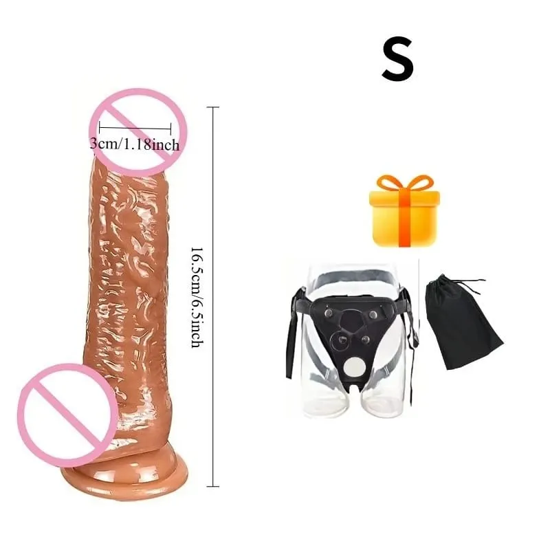 Wearable Realistic Dildo G-Spot Anal Vagina Sexy Adult Masturbation Big Penis for Women Sex Toys Dildos Massager Masturbators 18 — image 8