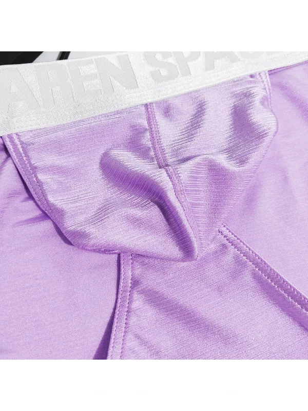 Men's Solid-Color Low-Waist Triangle Underwear Breathable Sexy Bottom Pants Trendy 1-Piece Set Mature Style Promotional Price
