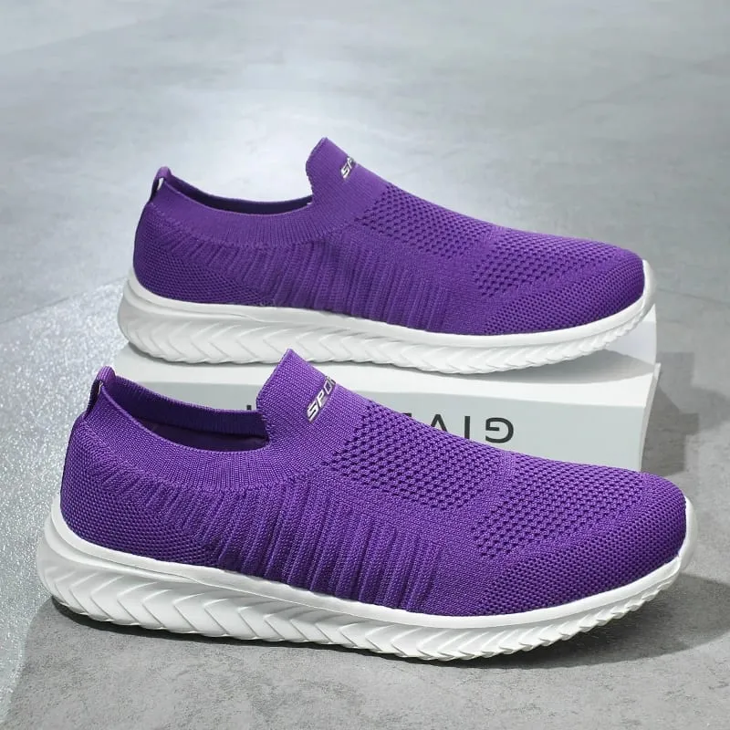 Men Vulcanize Shoes Mesh Men Shoes Lightweight Comfortable Men's Sneakers 2025 Autumn Fashion Slip on Flats Shoes Male Loafers — image 16