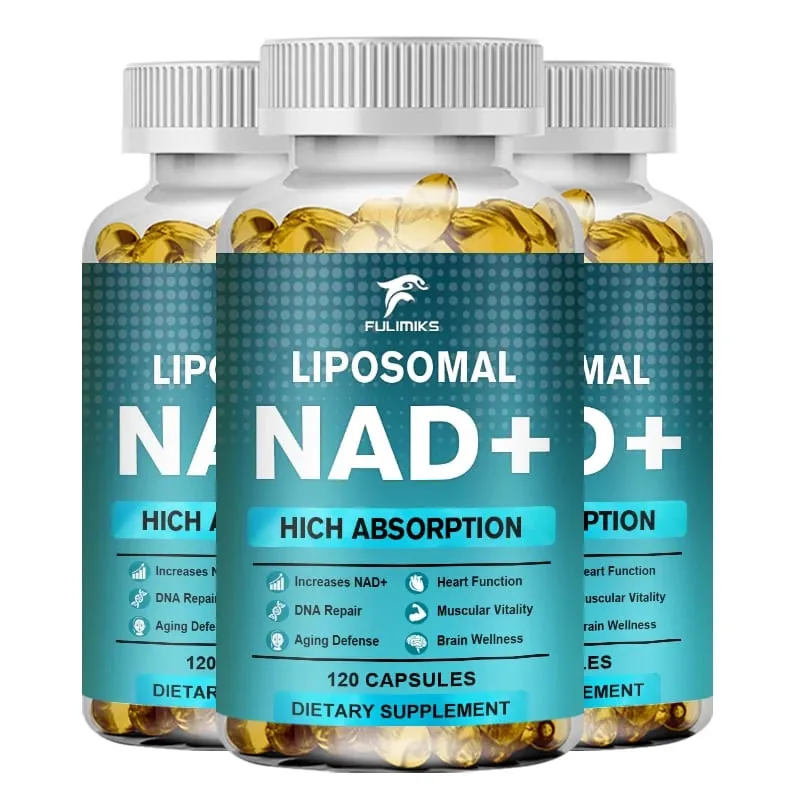 Suplemento de cápsulas NAD Suplemento liposomal NAD+ - Defensa contra el envejecimiento Energía celular Función cardíaca y cerebral — image 9