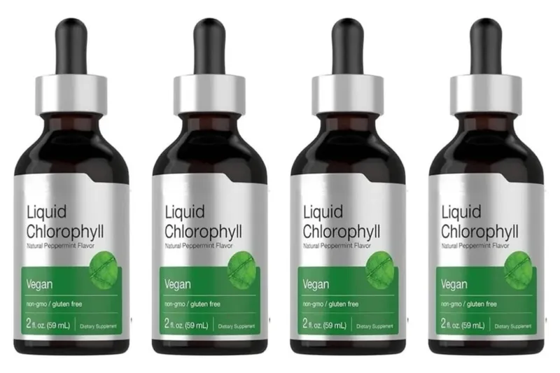 Chlorophyll Liquid Drops Mint Flavor 59ml with Herbal Plant Extract Natural Dietary Supplement Mix with Water for Consumption — image 10