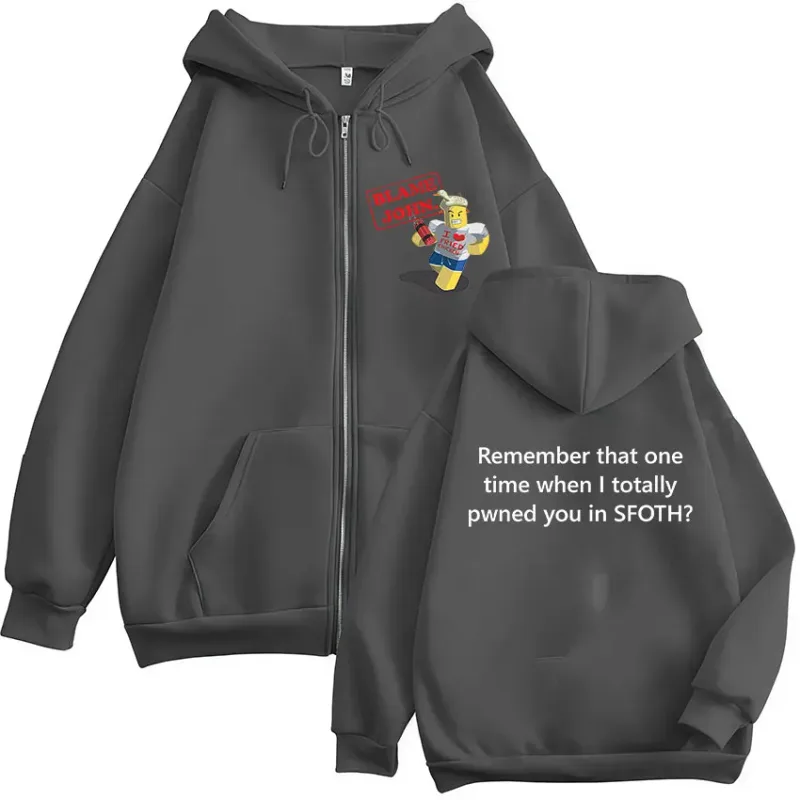Funny Blame John Meme Zipper Hoodie Shedletsky Forsaken Fashion Autumn/Winter Sweatshirt Men Women Casual Oversized Coats Hoody — image 12