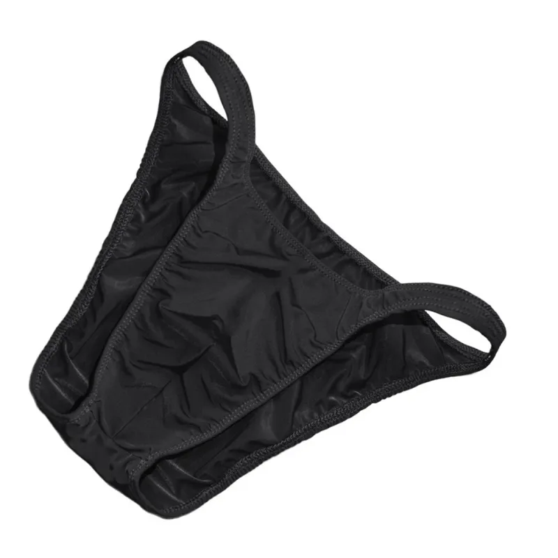 Ice Silk U Pouch Men Underwear Low Waist Bulge Briefs Male Seamless Bikini Slips Hombre Breathable Exotic Lingerie — image 2