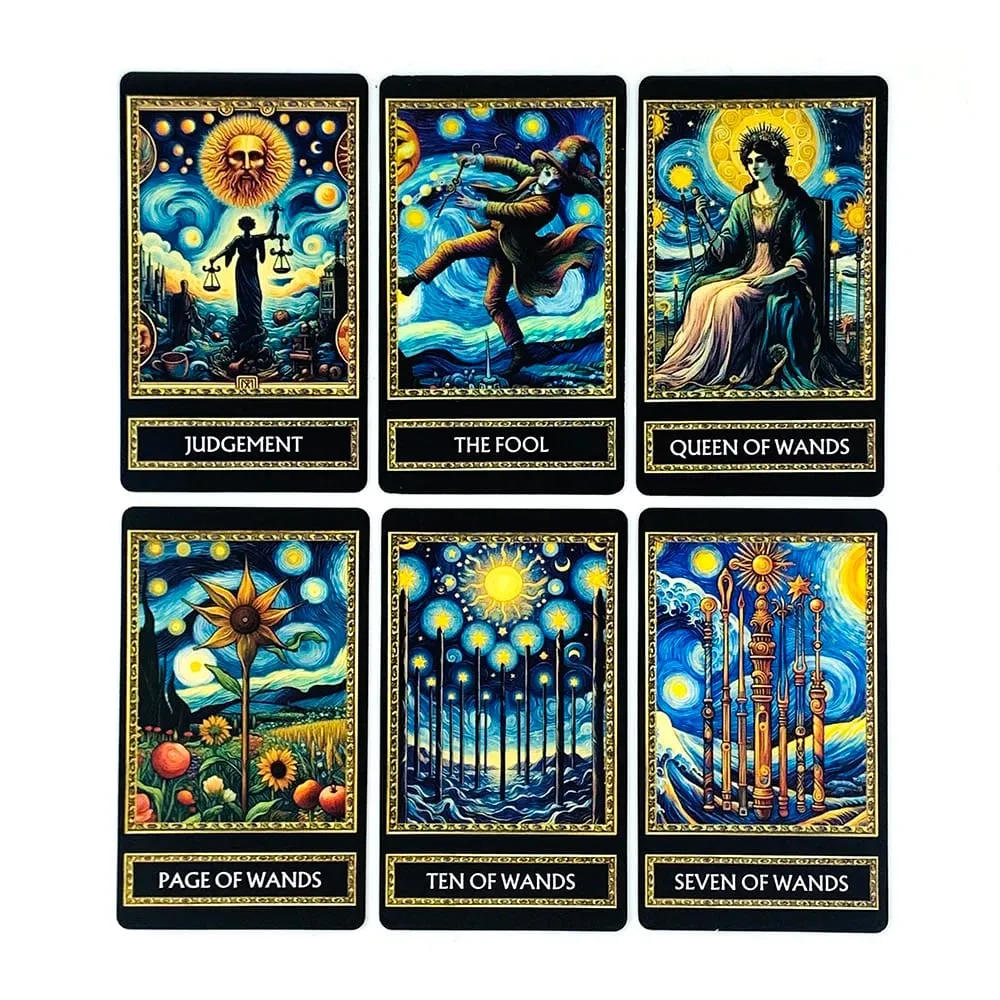 New Tarot Cards A 78 Cards Deck English Version Fortune Telling Divination Deck Game For Family Party Card Game New Year Gifts — image 4