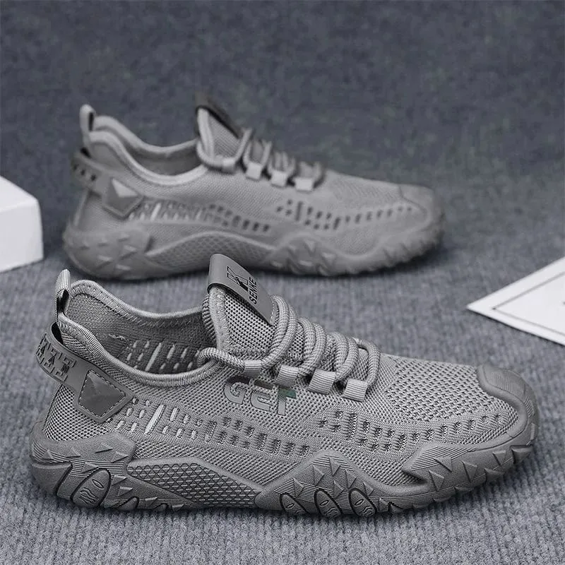 Men's 2026 New Summer Mesh Sneakers Lightweight Running Sports Walking Shoes Breathable Soft Sole Non-slip Casual Shoes — image 2