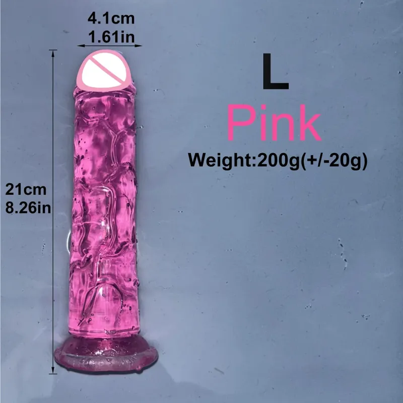 廉價 5 色小型透明假陽具吸盤果凍迪克女式色情肛交玩具柔軟陰蒂陰道自慰器陰莖 — image 20