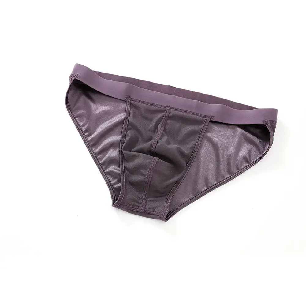 Mens Briefs Plus Size Men Underwear Panties Breathable Comfortable Shorts Satin Silky Solid SMLXL2XL3XL — image 3