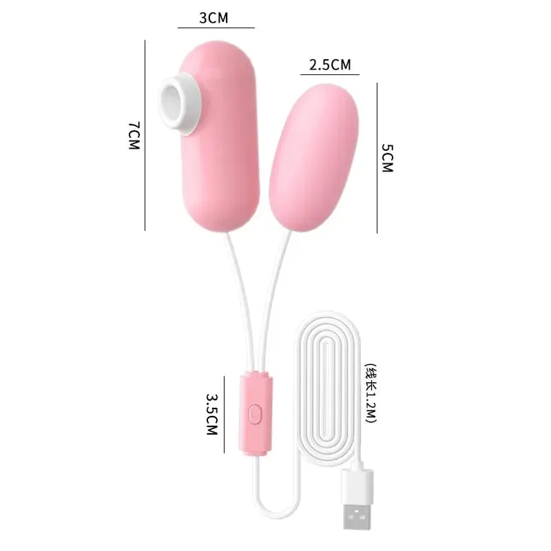 Portable Vagina Ball Sucking Vibrating Love Egg Massager Clitoral Nipple Stimulation Quick Orgasm Sex Toys For Women Adult Goods — image 8