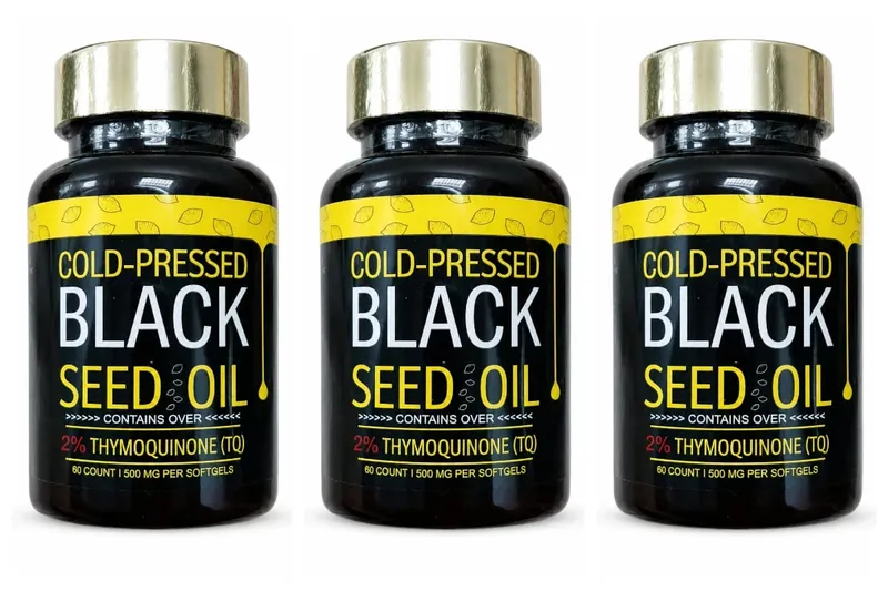 น้ำมันเมล็ดดำแคปซูลสกัดเย็นบรรจุน้ำมัน Nigella Sativa ธรรมชาติ 1000 มก. – อาหารเสริมสมุนไพรรายวัน 60 จำนวนต่อขวด — image 9