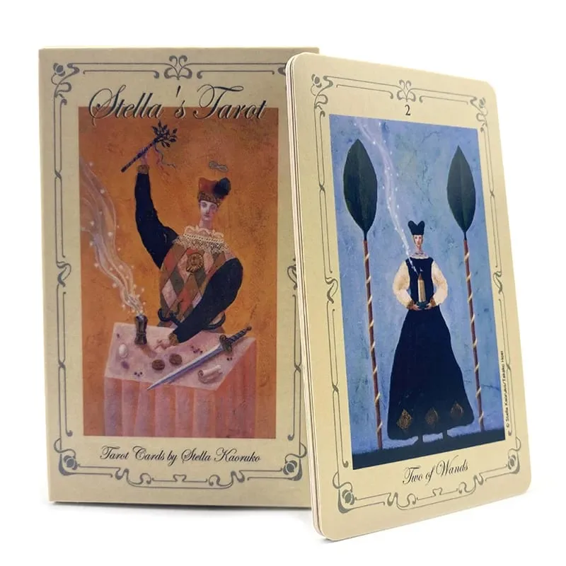 English Tarot Cards For Divination Personal Use Poker Size Occult Stella's Tarot Rider Oracle Deck Hot Sale Romance Board Games