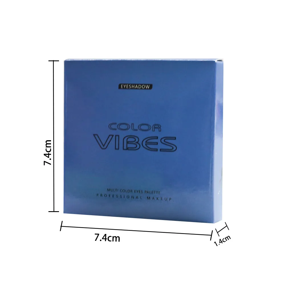 9‑Color Cool Blue Eyeshadow Palette Matte Shimmer Teal Glitter Eye Makeup Palette High Pigment for Party Stage Cosplay — image 6