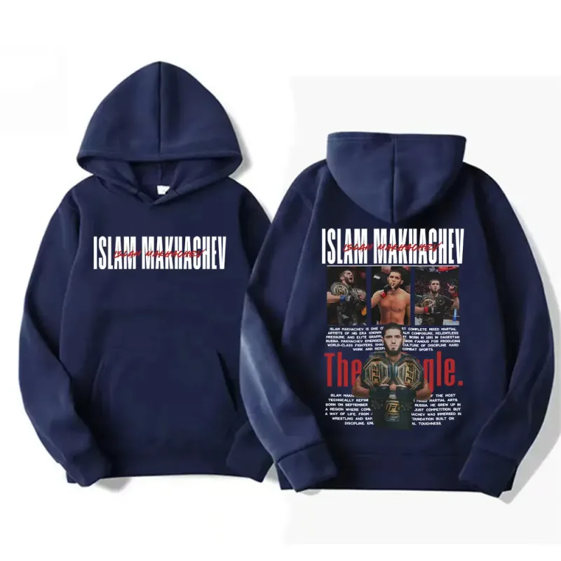 Limited Islam Makhachev Classic Graphic Sweatshirts Men Women Fashion Gothic Oversized Hoodies Casual High Quality Fleece Hoodie — image 12