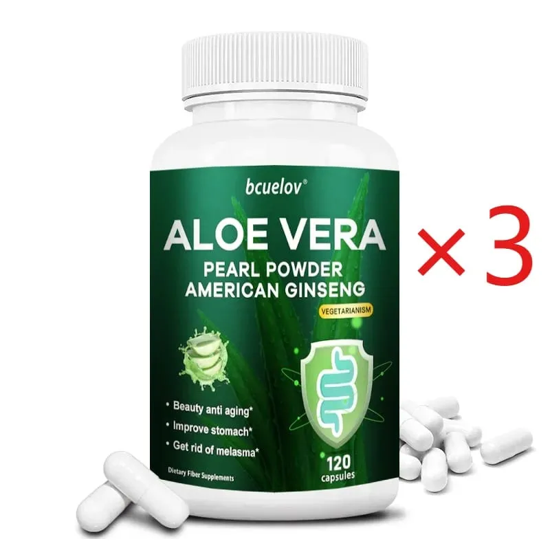 Aloe Vera Extract Capsules Helps Relieve Constipation Colon Cleansing and Detoxification and Manages Weight Metabolism — image 11