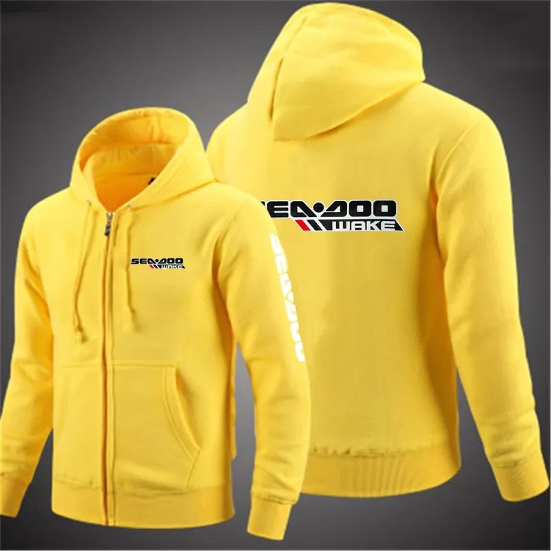 Sea Doo Seadoo Moto 2023 Men New Long Sleeves Cotton Solid Color Zipper Couples Hoodies Custom Sweatshirt Fashionable tops — image 12