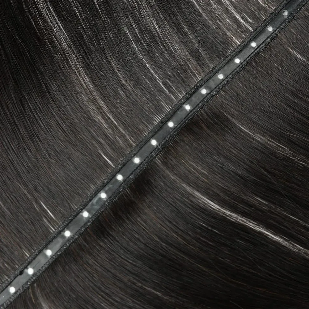 Butterfly Weft Hair Extensions Pu Hole Weft Double Sided Genius Weft Bundles Hand Tied Weft Invisible Weave For Women — image 5