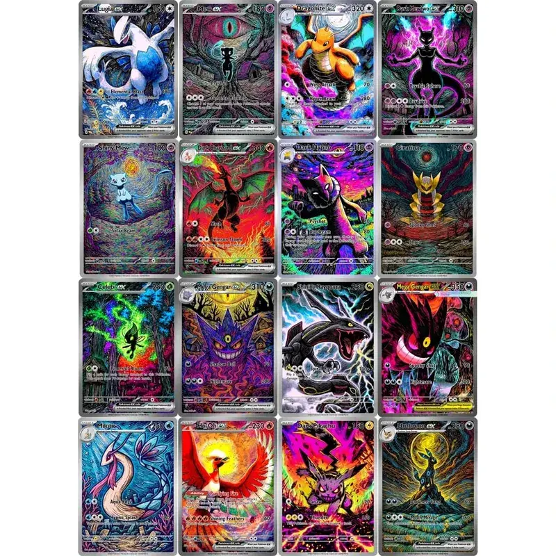 DIY Collection Cards DRAGONITE Self Made Single Card Classic Game Anime Card Gift Toy