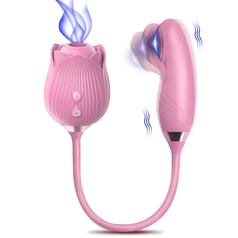 Clitoris Sucker Vibrator for Women Nipple Clit Stimulator Female Masturbator Finger Wiggle G-Spot Vibrator Sex Toy for Women 18+