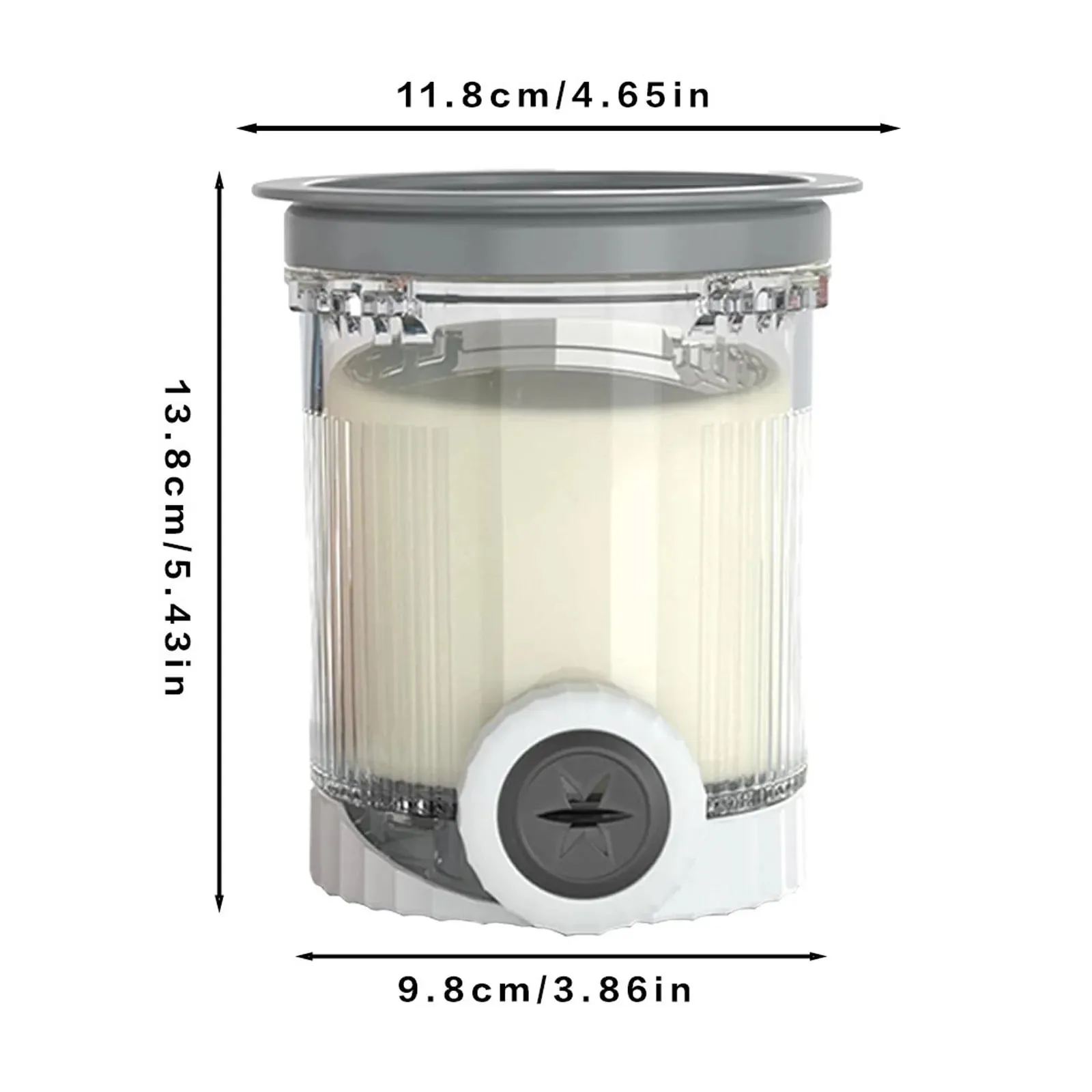 1pc/4pcs Creami Pint Container Compatible with Ninja Creami NC301/500/501/700/701 Replace Part for Ninja Swirl Ice Cream Maker — image 8