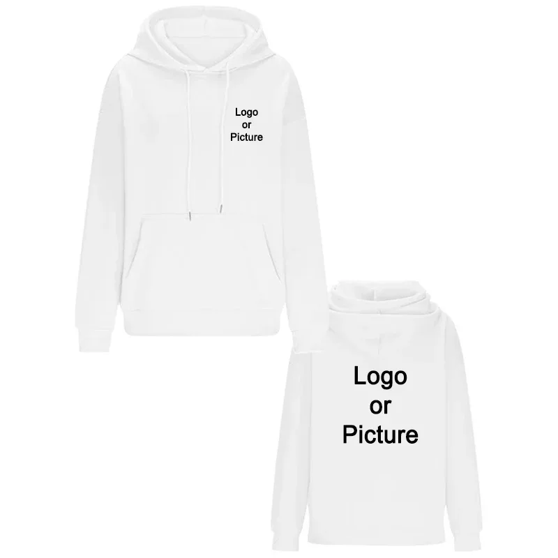 Reka bentuk DIY Oversize Hoodies Fesyen Wanita Disesuaikan Cetak Longgar Lengan Panjang Bahu Drop Cuff Sweathsirts Pullovers Sudadera