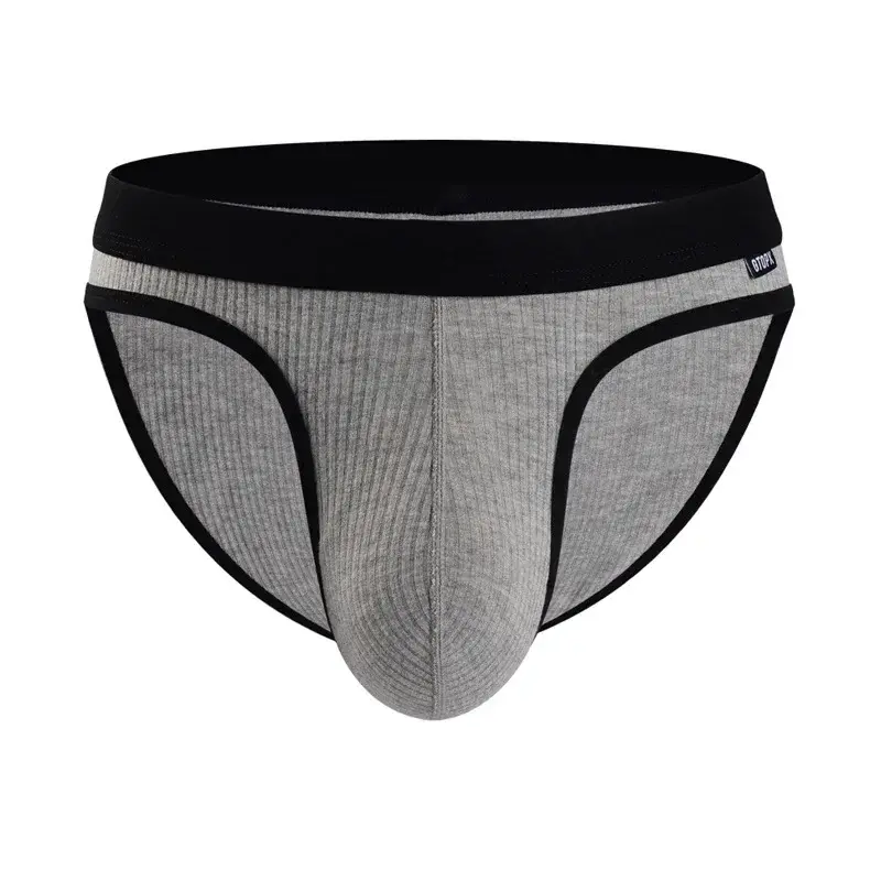 Men's Underwear U-Convex Pouch Briefs Breathable Soft Elastic Low Rise Panties For Men Daily Lingerie 2-Pack — image 25