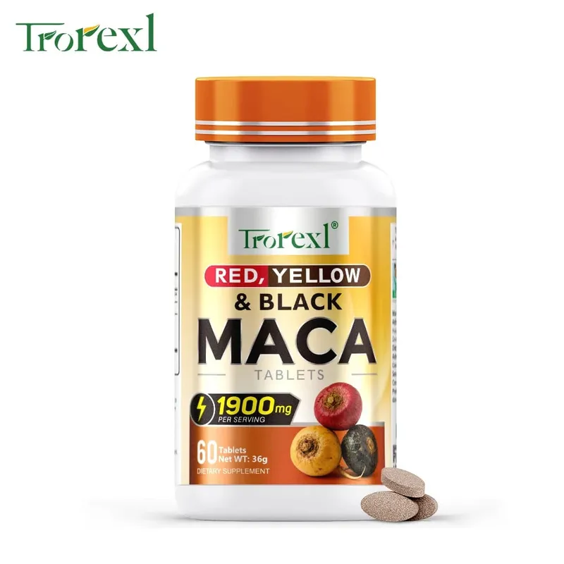 Male Performance Supplements – Support Resilience Physical Confidence & Endurance with Tri-Color Root Blend
