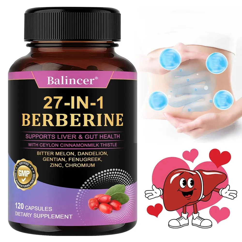 Berberine with Ceylon Cinnamon Supplement - Extra Strength for Immune System Digestive Health & Energy Production — image 2