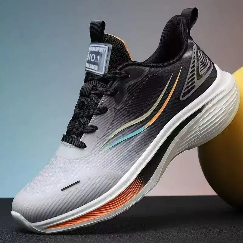 Men Summer Mesh Casual Running Shoes Lightweight Non Slip Shock Absorption Breathable Sneakers — image 9