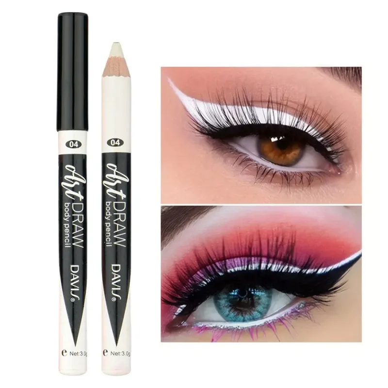 15 Color Eyeliner Lip Liner Pen Black Blue Multicolor Metallic Pearly Glitter Matte Finish Punk Smokey Style Eye Makeup Pen — image 12