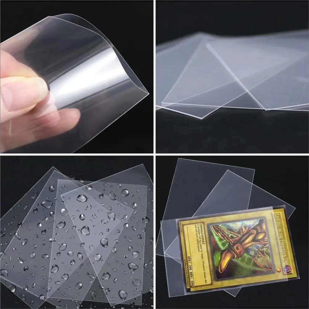 100 Pack Transparent Penny Sleeves Card Trading collect Protector Sleeve Holder For Game Pokemon Tcg Yugioh Baseball Sports Card — image 2