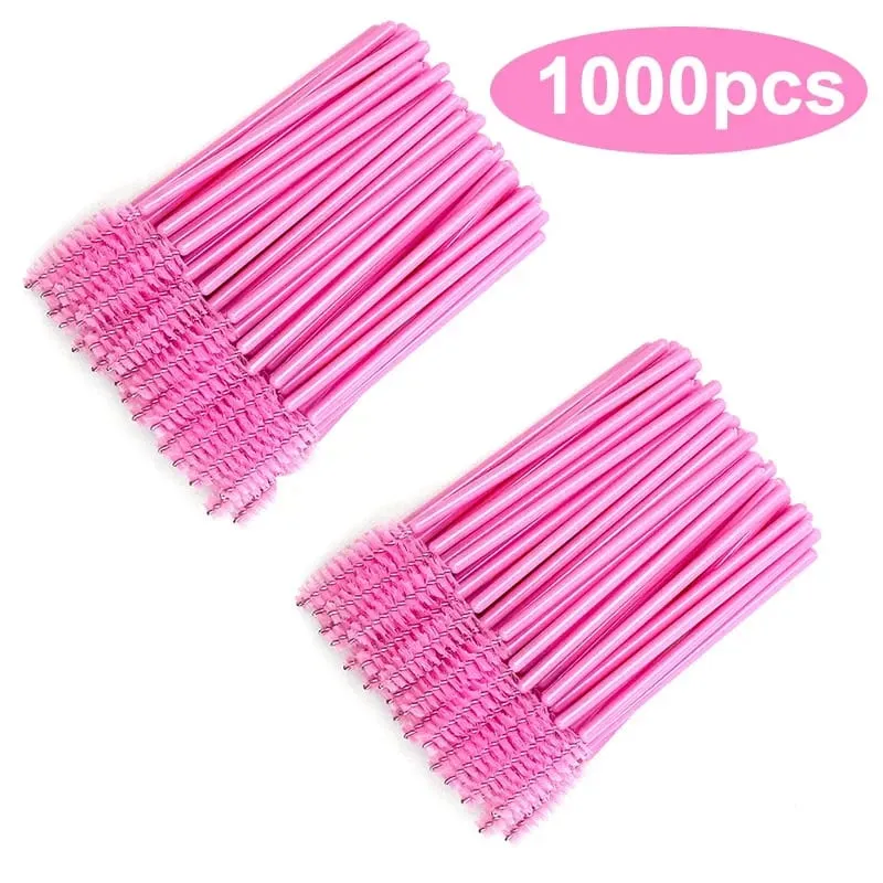 Wholesale 50/1000/2000pcs Spoolies Brushes Applicator Makeup Tools Eyelash Brush Mascara Wands Wholesale Eyebrow Lash Cleaning — image 14