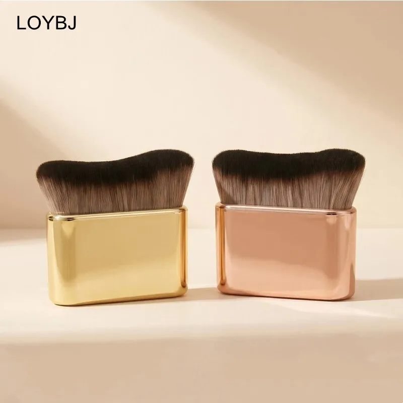 Body Self Tanning Brush Gold Soft Makeup Brushes Portable Self Tan Brush Neck Leg Foundation Sunscreen Cream Applicator Tools — image 6