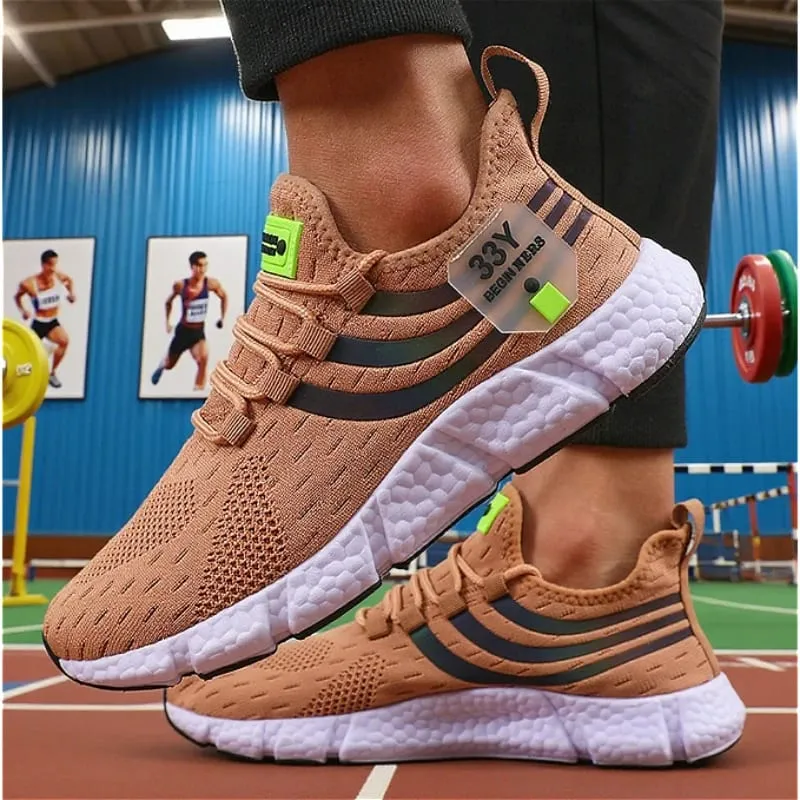 Men's Mesh Sneakers Lightweight Comfortable Soft Breathable Running Shoes Athletic Jogging Tenis Multi Colored Walking Shoes Men — image 13