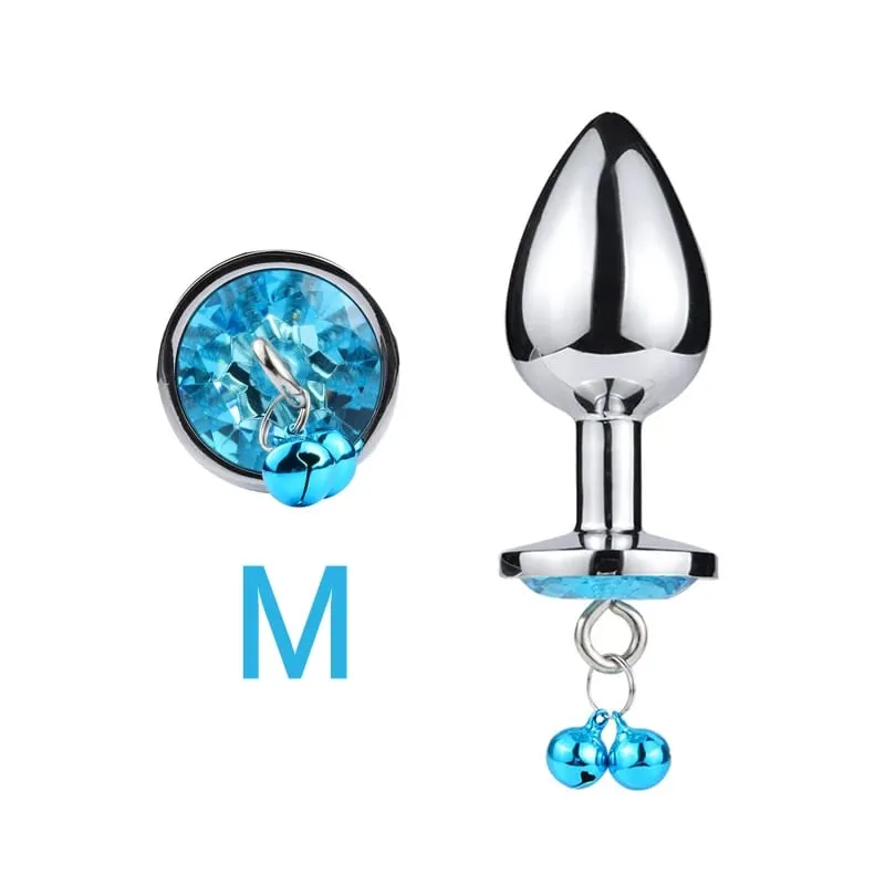 3 Sizes Metal Bell-shaped Anal Plug Traction Chain Anal Massage Prostate Stimulation Massage Tools Adult Sex Toys For Couples — image 13