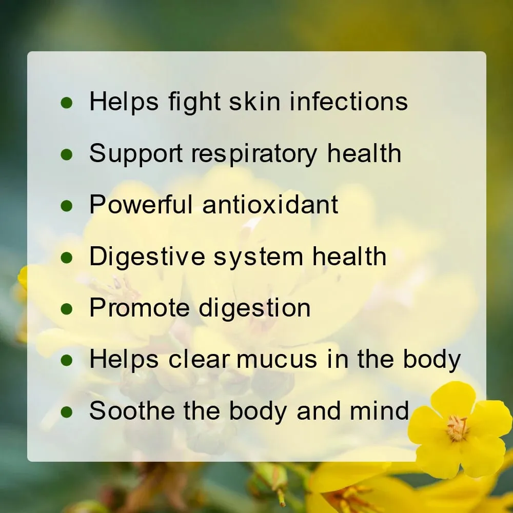Organic Mullein Leaf Extract For Lung Cleansing & Liver Detoxification Lug Clears Respiratory Relieve Cough Supplement
