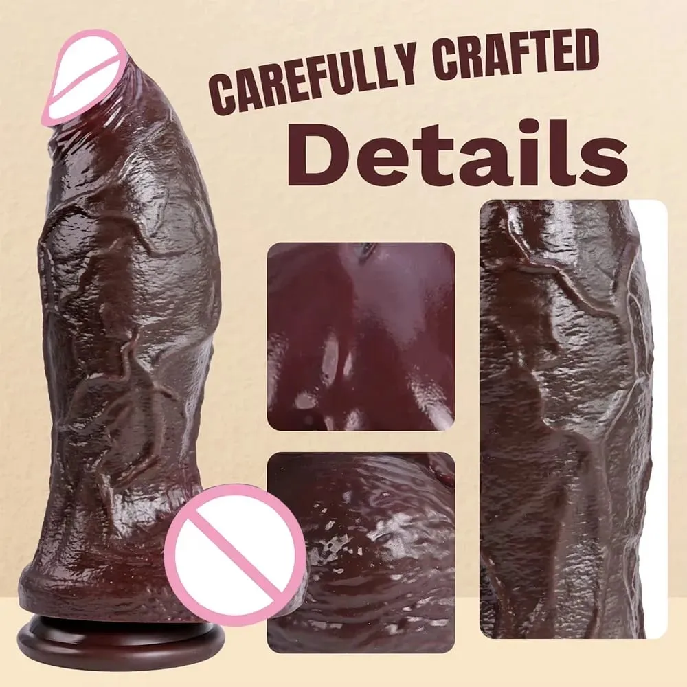 Huge Realistic Dildo fantasy long Penis Big Dick Suction Cup Dildos For Women Giant XXL anal Dildo Sex Toys For Women Men Gay — image 2
