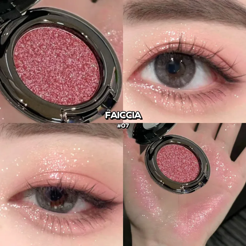 Chameleon Smoky Green Eyeshadow Palette High Gloss Easy-To-Apply Sparkling Purple Pearlescent Eye Shadow Brightening Makeup — image 12