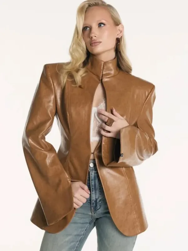 Sexy Solid Hollow Out Blazer Dress Women Chic Full Sleeves Shoulder Pads Slim Short Dresses 2026 Lady Evening Party Vestidos New — image 8