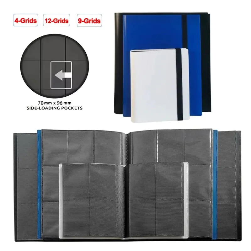 160/360/480/540 Cards Capacity Pocket Holder Binders Albums For Game Card Book Sleeve Holder Large-capacity Card Binder Notebook — image 6